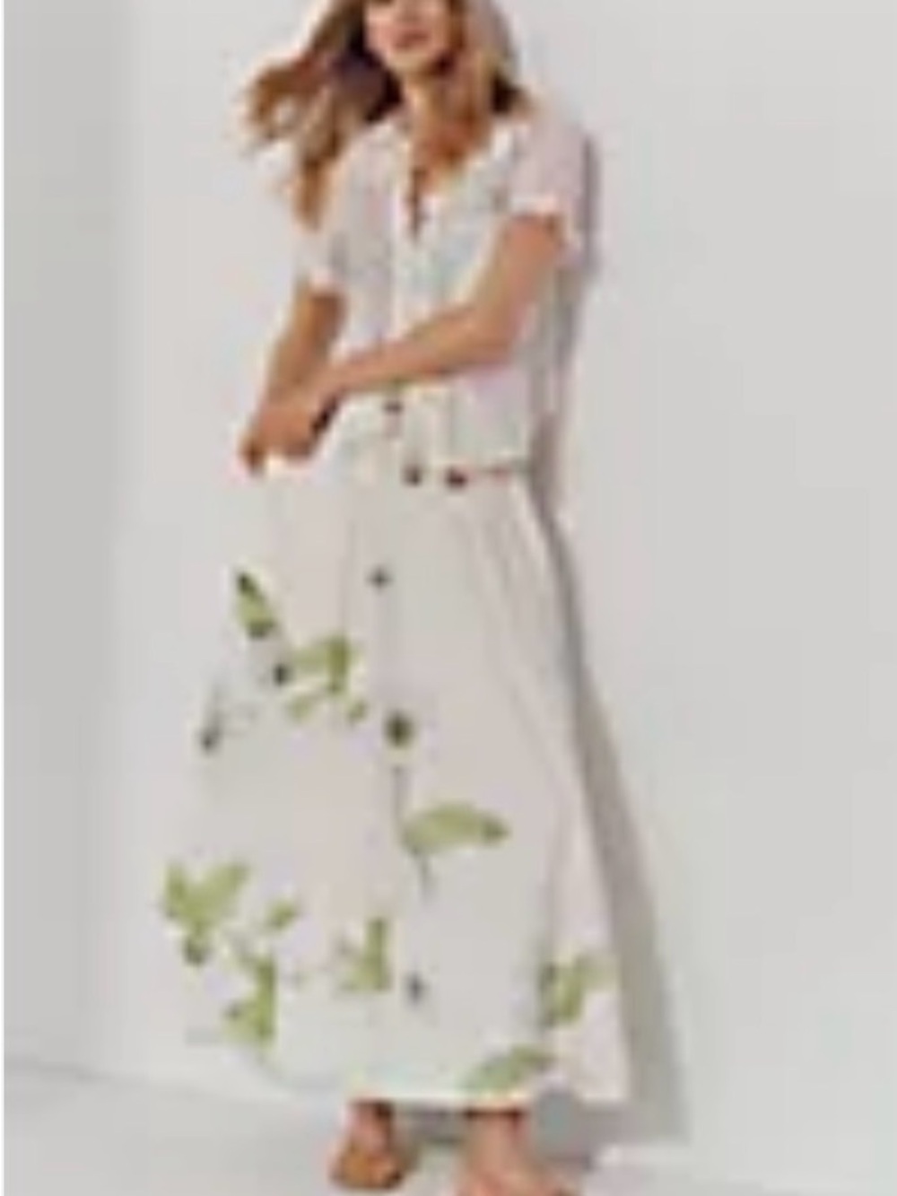 Swan Gossip X for Anthropologie Basque-Waist Maxi Skirt - 14 - Picture 5 of 15